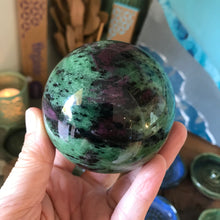 Ruby Zoisite Sphere SKU 21496