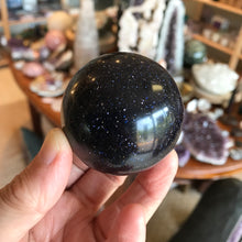 Blue Goldstone Sphere SKU 21328