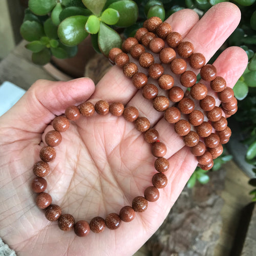 Goldstone Bead Bracelets SKU 21098