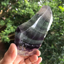 Rainbow Fluorite Slab and Stand SKU 17864