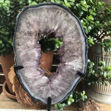 Amelia’s Collection - Amethyst Geode Slice in Stand SKU A875