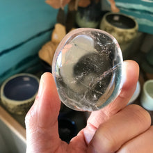 Clear Quartz Palm Stone SKU 21268