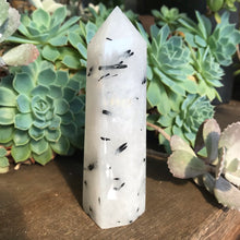 Tourmalinated Quartz Point SKU 15819