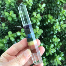 Clear Quartz Chakra Bonded Point SKU 20954