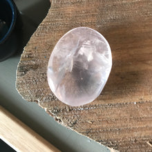 Rose Quartz Palm Stone SKU 21265